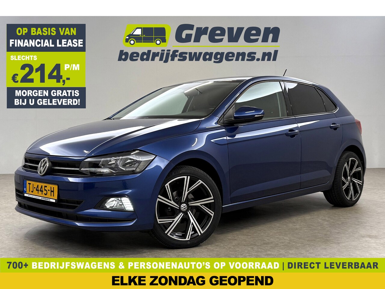 Volkswagen Polo - 1.0 TSI | Carplay | Adaptive Cruise | LED | Navigatie | Orig. NL - AutoWereld.nl