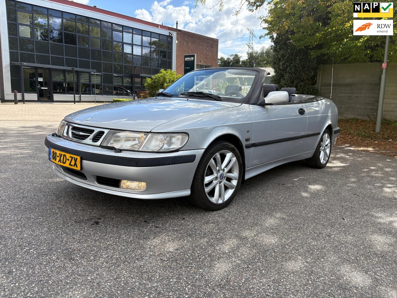 Saab 9-3 Cabrio - 2.0t SE Limited Edition 16-09-2026 APK*Luxe uitvoering*Cabriolet werkt prima*LM velgen* - AutoWereld.nl