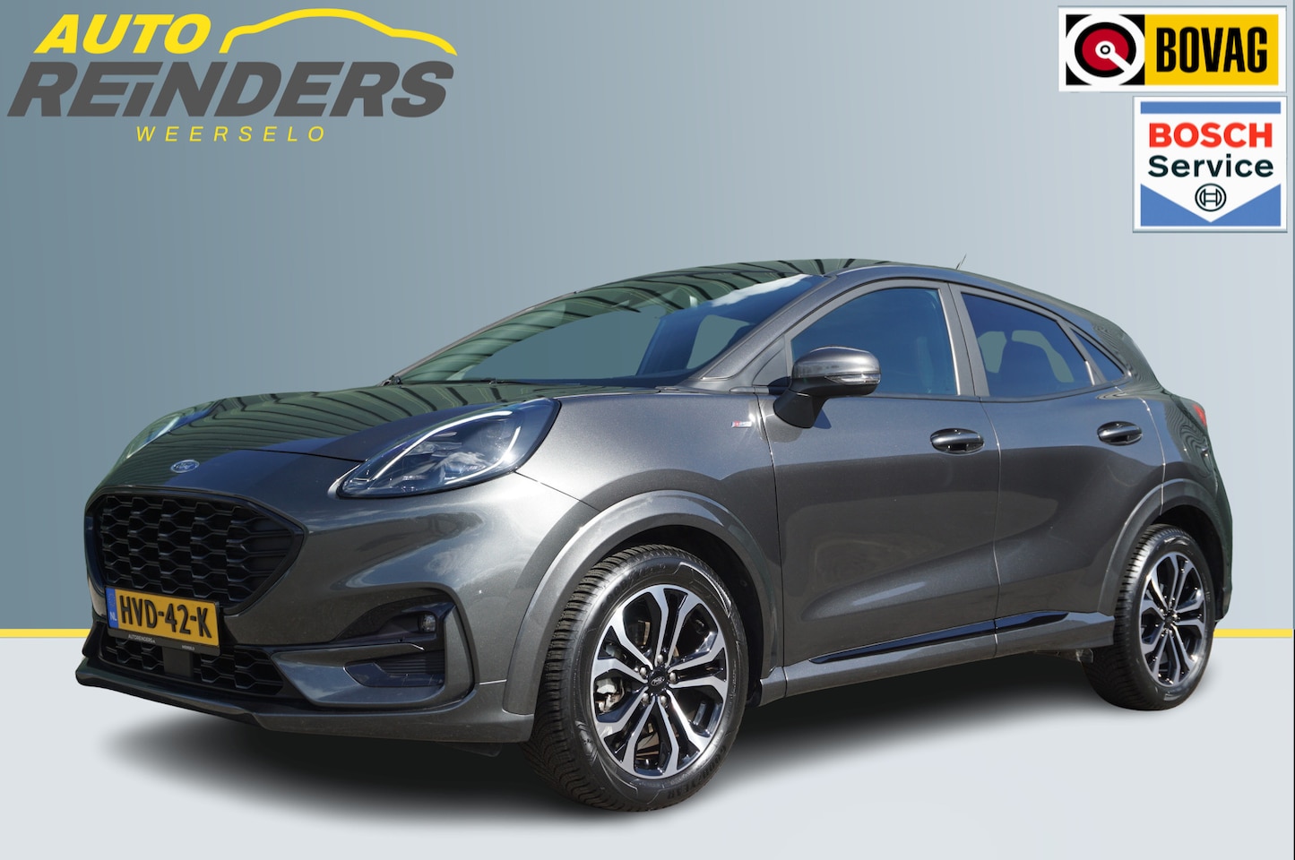Ford Puma - 1.0 EcoBoost 125pk Hybrid ST-Line Automaat + Navi/ LED/ Cruise/ Carplay/ Garantie! - AutoWereld.nl
