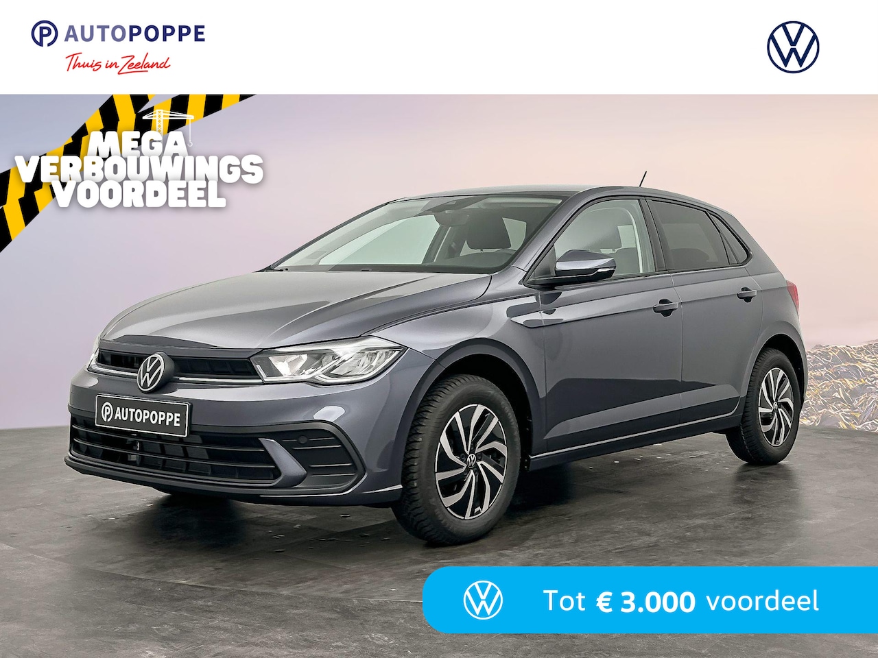 Volkswagen Polo - Life Edition 1.0 70 kW / 95 pk TSI Hatchback 7 ver - AutoWereld.nl