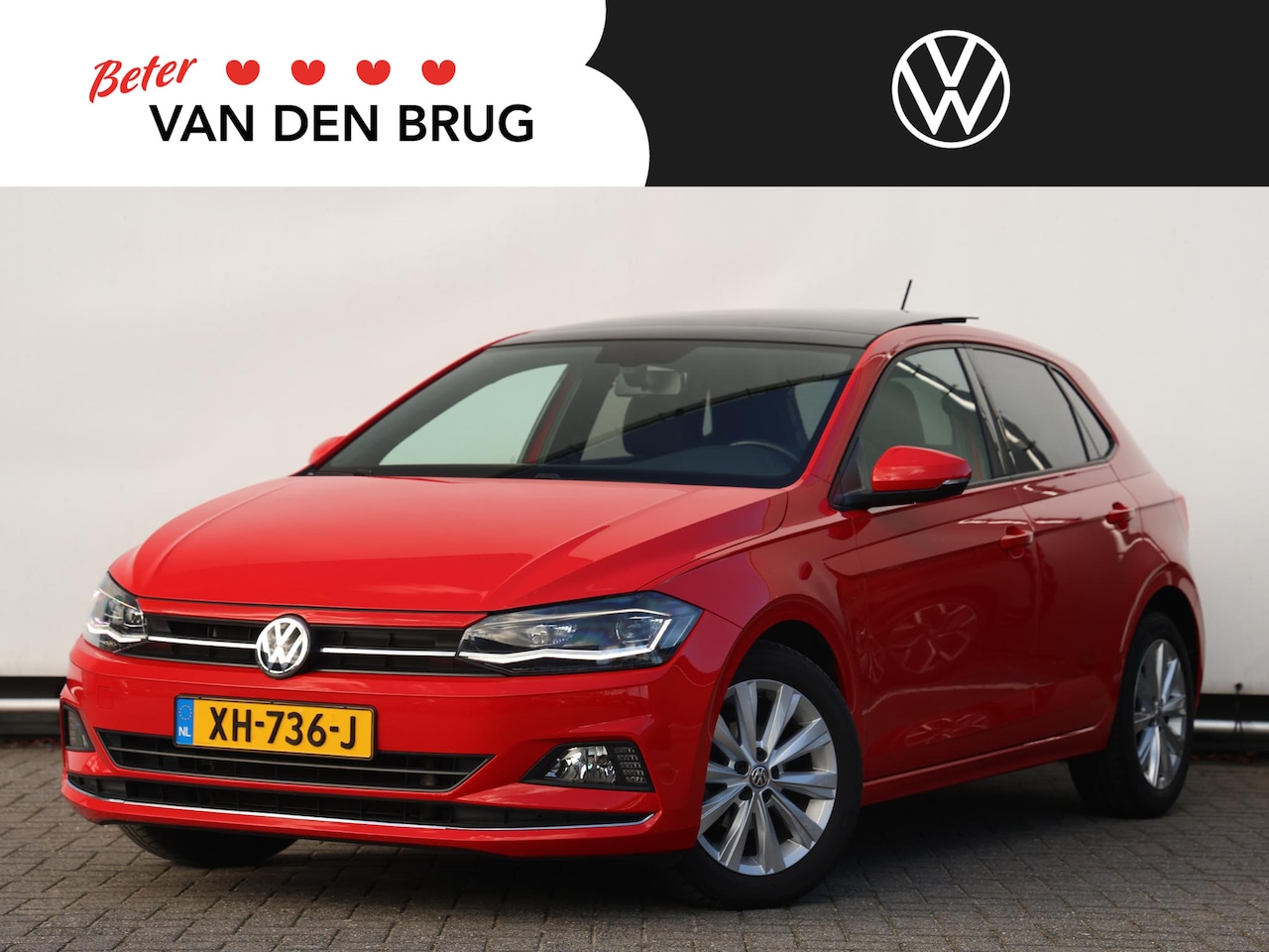Volkswagen Polo - 1.0 TSI Highline 95 PK DSG | Navigatie | Led | Panoramadak | Camera | Adaptive cruisecontr - AutoWereld.nl