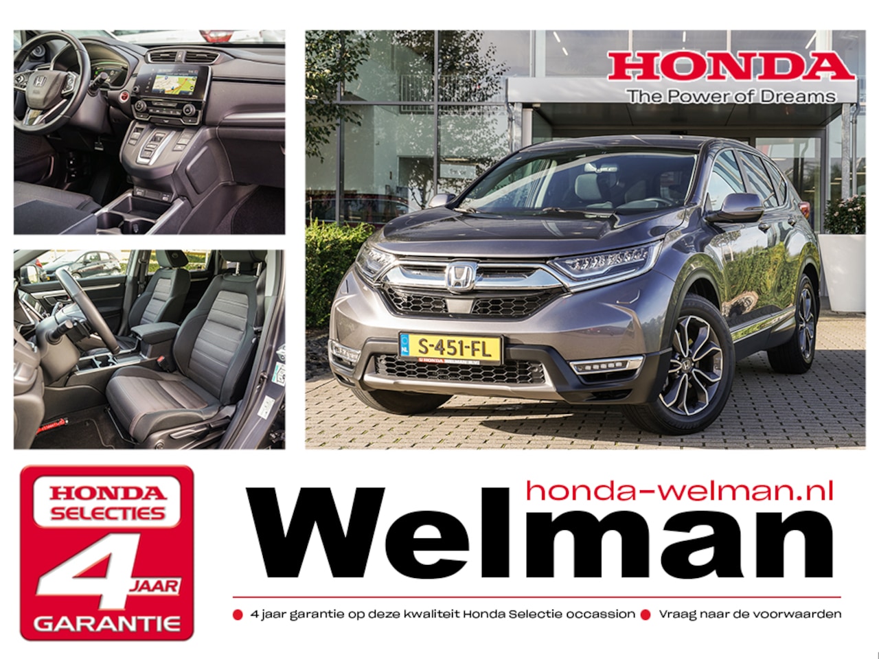 Honda CR-V - 2.0i e:HEV ELEGANCE - - FULL HYBRID -  - 184 PK - AutoWereld.nl