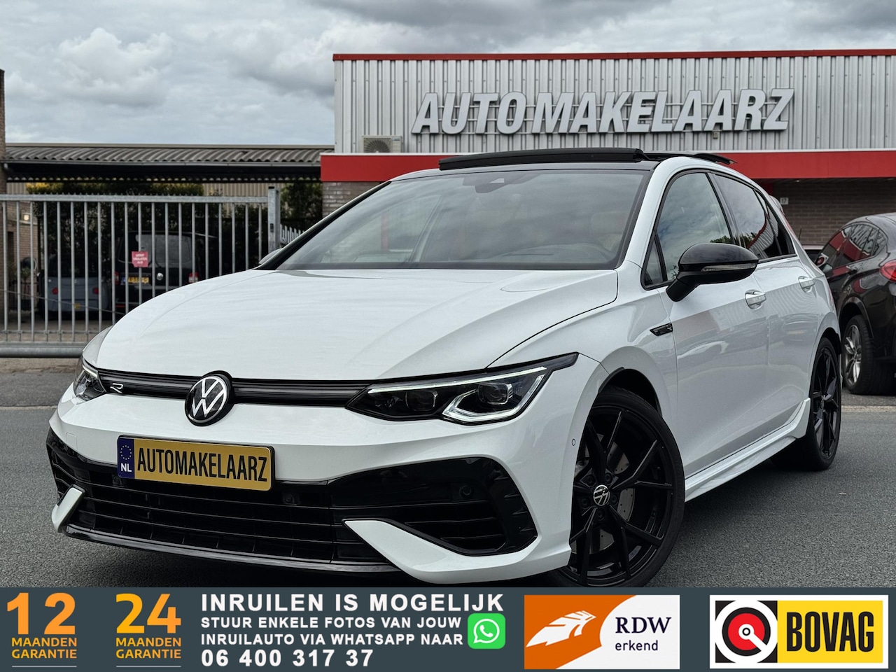 Volkswagen Golf - 2.0 TSI R 4Motion AKRA LEDER 333PK FULL - AutoWereld.nl