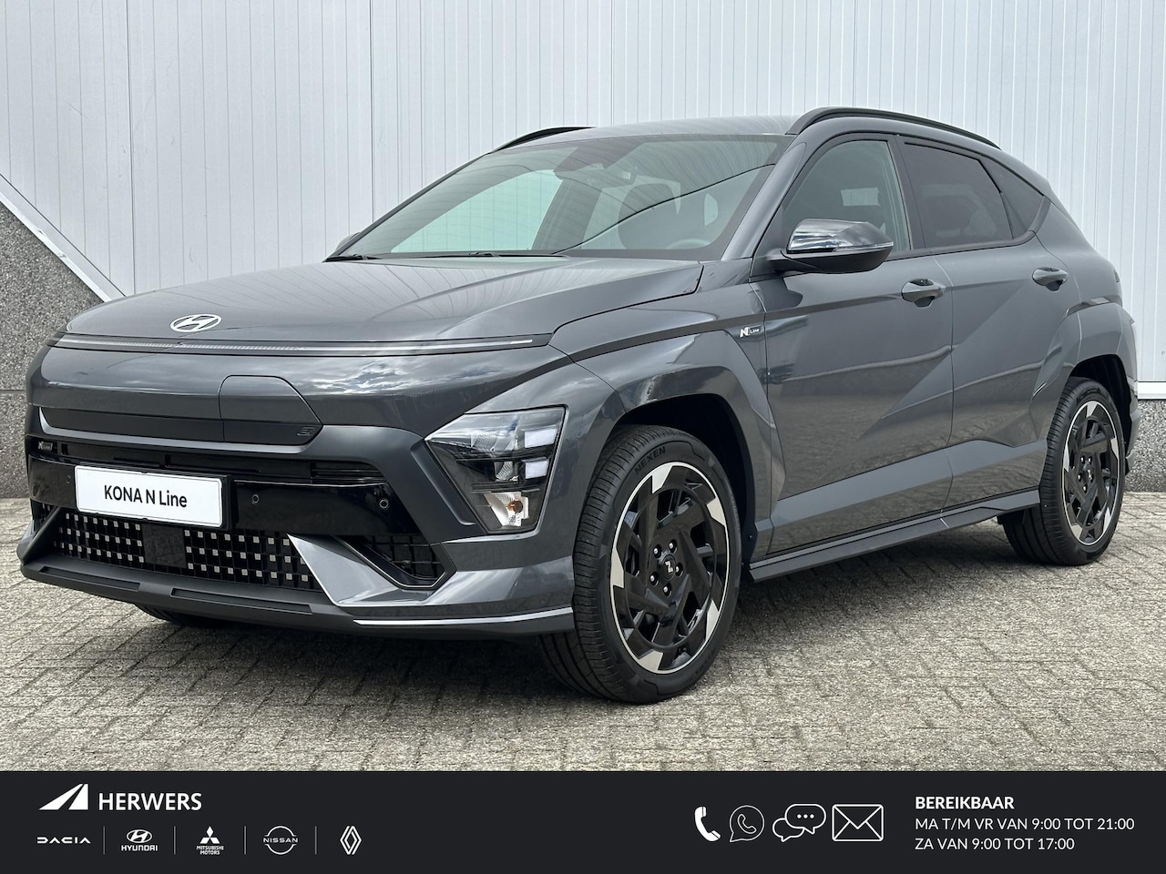 Hyundai Kona Electric - N Line Business 64,8 kWh MY 26 / €500 Voordeel / Dodehoekdetectie / Warmtepomp / 19 Inch / - AutoWereld.nl