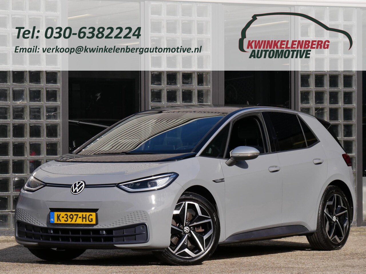 Volkswagen ID.3 - 1ST PLUS 58kWh/ KEYLESS/ CAMERA/ MATRIX LED/ 'MOONSTONE GREY' - AutoWereld.nl