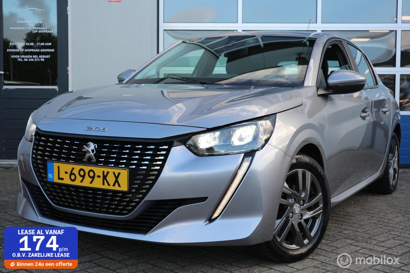 Peugeot 208 - 1.2 PureTech Blue Lease ECC/LED/PDC/NAVI/NAP - AutoWereld.nl