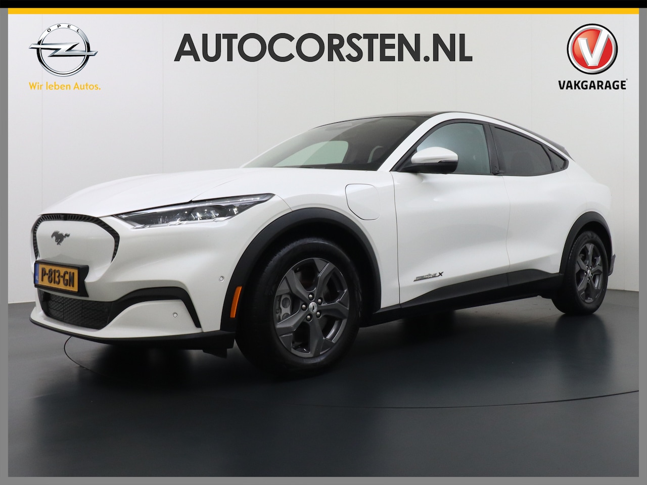 Ford Mustang Mach-E - Extended RWD 98kWh 301pk Leer Trekhaak Pano-Dak Adaptive Cruise Lane Centring/change Assis - AutoWereld.nl