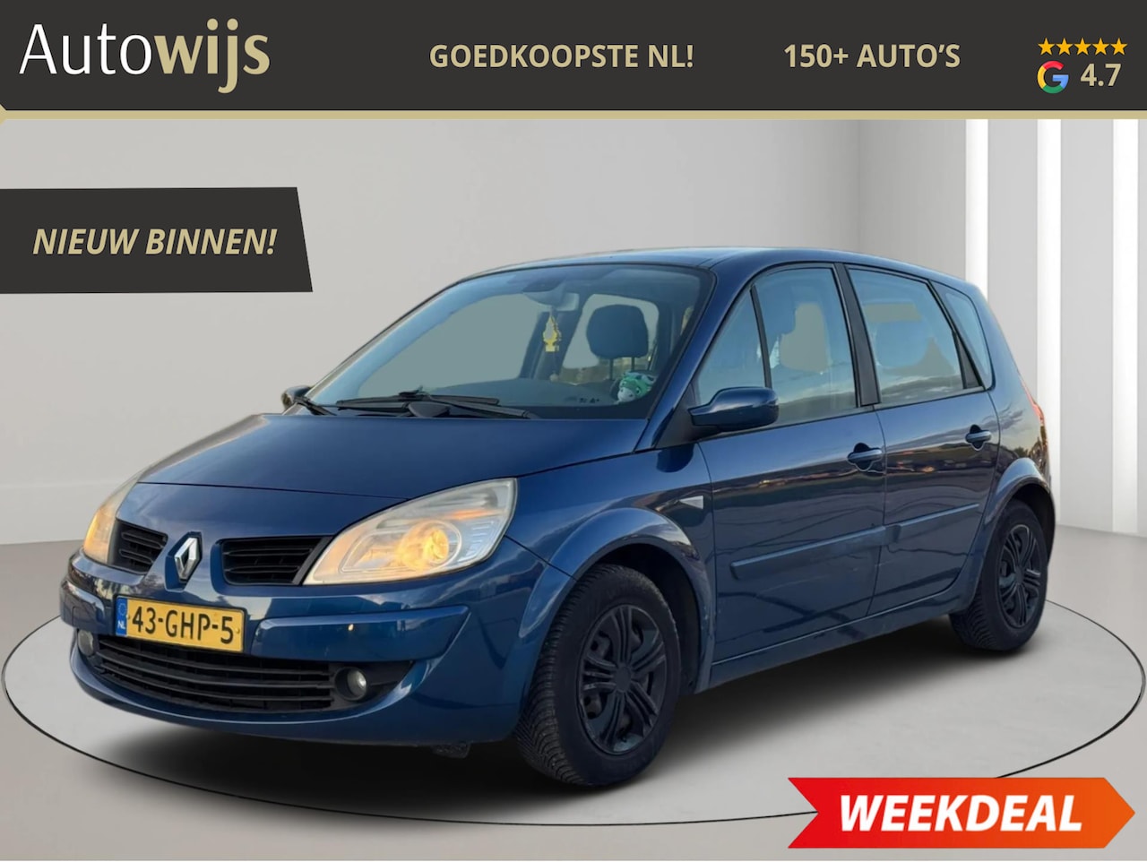 Renault Scénic - 1.6-16V Business Line|NIEUWE APK|Xenon|NL AUTO|Navi|Trekhaak - AutoWereld.nl