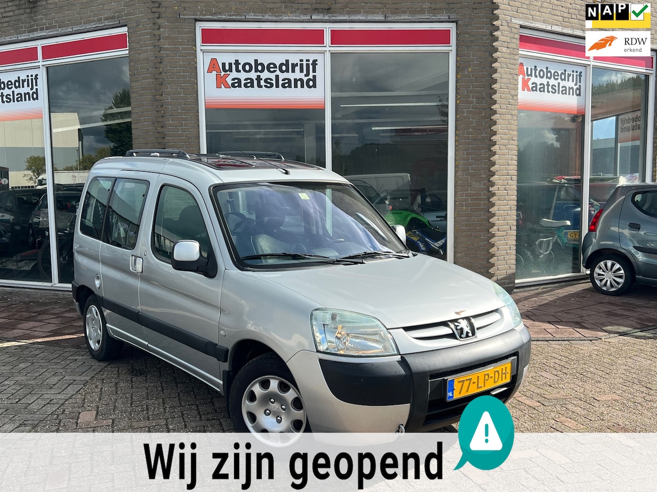 Peugeot Partner MPV - 1.4 XT - Airco - Hoogzitter - - AutoWereld.nl