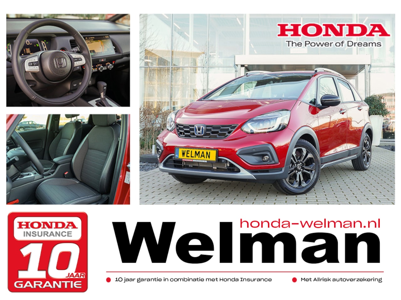 Honda Jazz - 1.5i e:HEV ADVANCE CROSSTAR - NIEUW - 122 PK FULL HYBRID - AUTOMAAT - AutoWereld.nl