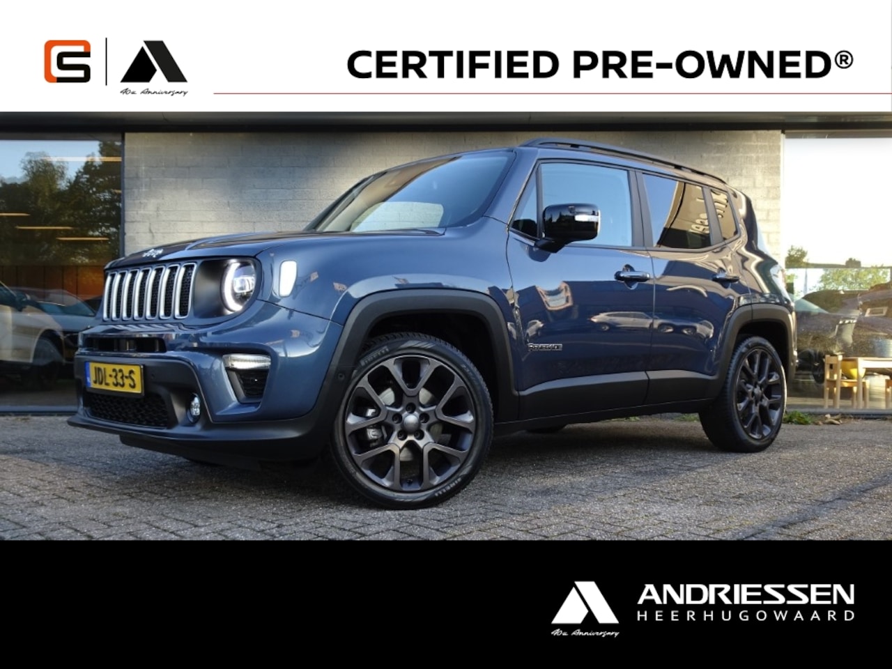 Jeep Renegade - 1.5T e-Hybrid 130pk Aut S [Leer + Adaptive Cruise] - AutoWereld.nl