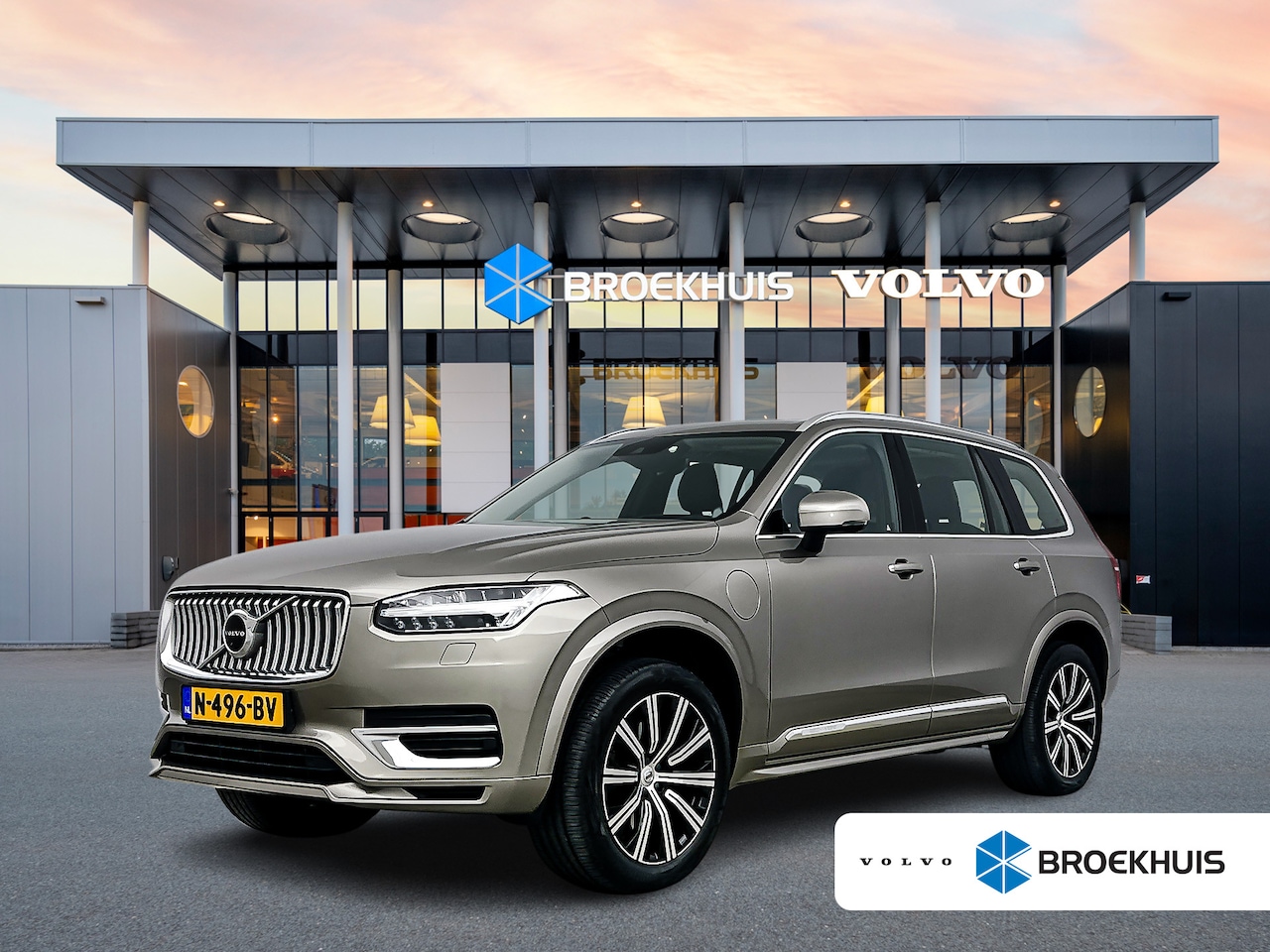Volvo XC90 - T8 Recharge Inscription Exclusive | 20" | Luchtvering | Bowers & Wilkins | Geventileerd Na - AutoWereld.nl