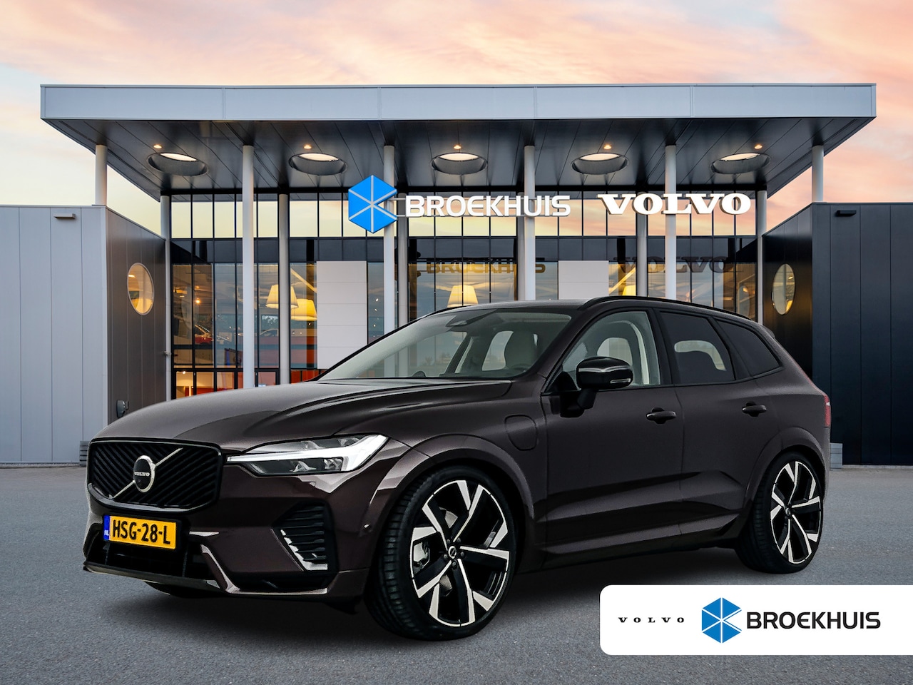 Volvo XC60 - T8 Recharge Ultra Dark | Facelift | Full options | Heico selected level | Heico diffuser e - AutoWereld.nl