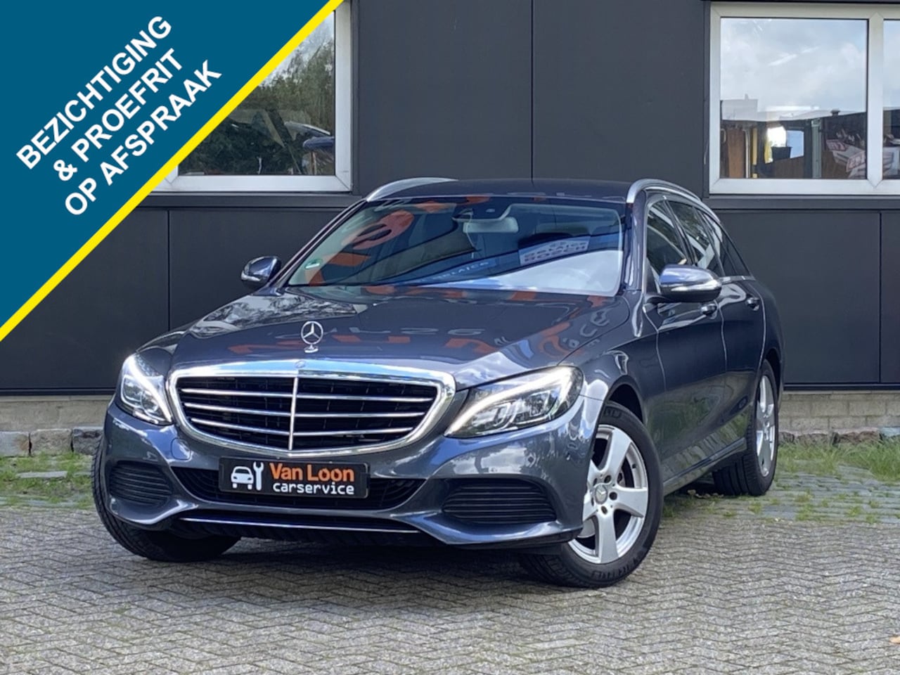 Mercedes-Benz C-klasse Estate - 200 Aut. 184PK Prestige/Leer/Trekhaak/LED/Navigatie/Elektr. stoe - AutoWereld.nl