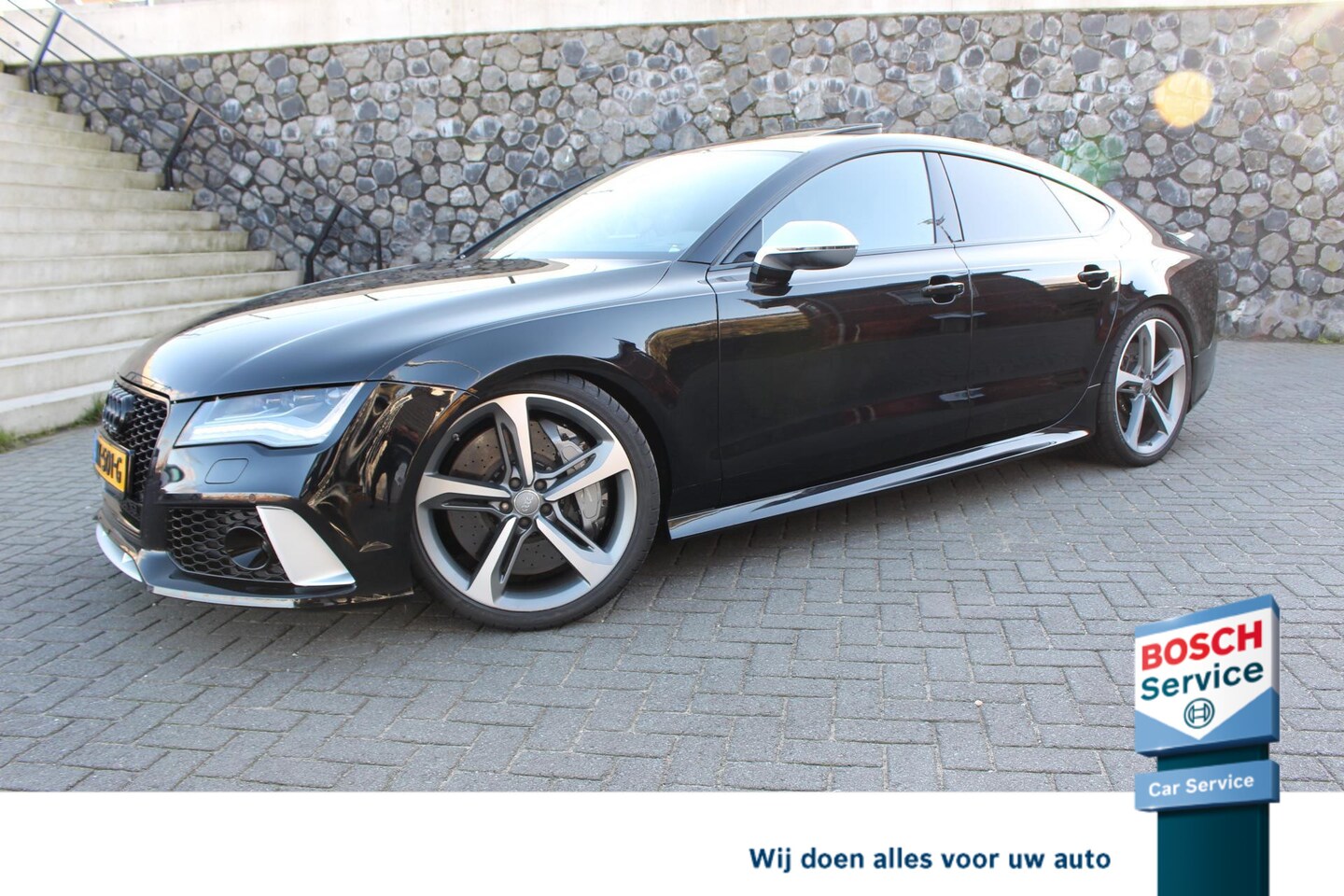 Audi RS7 - Sportback 440KW Quattro Ceramic brake Milltek uitlaat systeem Night vision Stinger shield - AutoWereld.nl