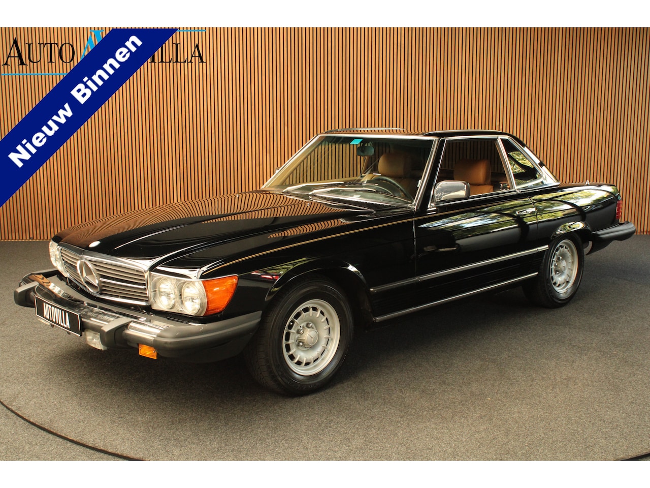 Mercedes-Benz SL-klasse Cabrio - 380 SL HARDTOP-LEDER BEIGE-AIRCO - AutoWereld.nl