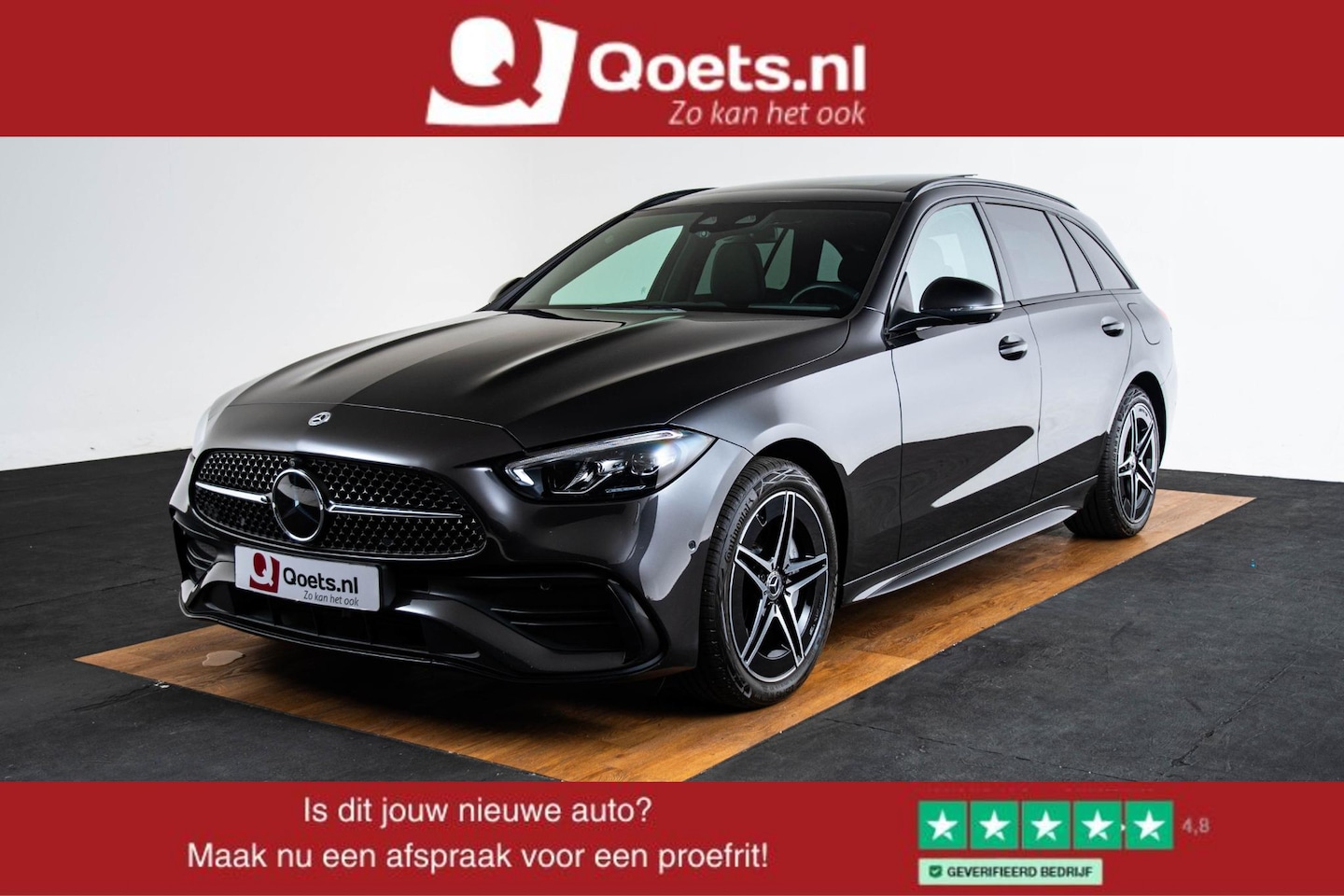 Mercedes-Benz C-klasse Estate - 300 e AMG Line Trekhaak - Panoramadak - Rijassistentiepakket plus - Night Pack - Premium S - AutoWereld.nl