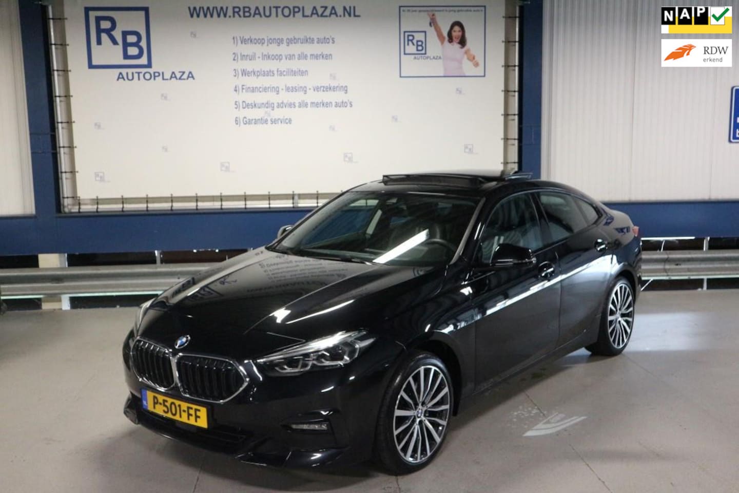 BMW 2-serie Gran Coupé - 218i AUT + PANO + SPORT INTERIEUR + M-SPORT + NAP KMSTAND ! ! ! - AutoWereld.nl