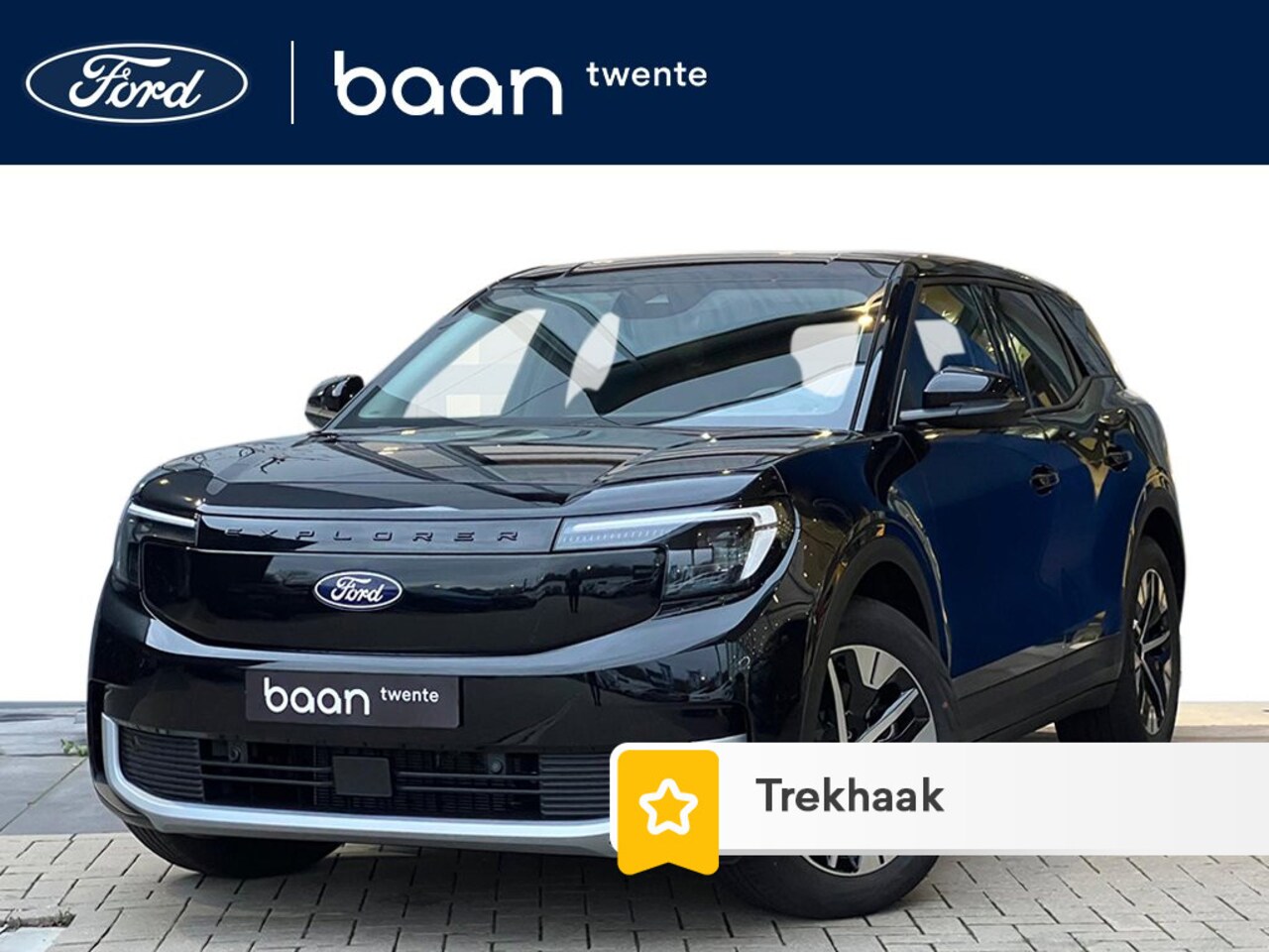 Ford Explorer - Extended Range RWD 77 kWh | Agate black | Trekhaak wegklapbaar | Driver assistance pack | - AutoWereld.nl