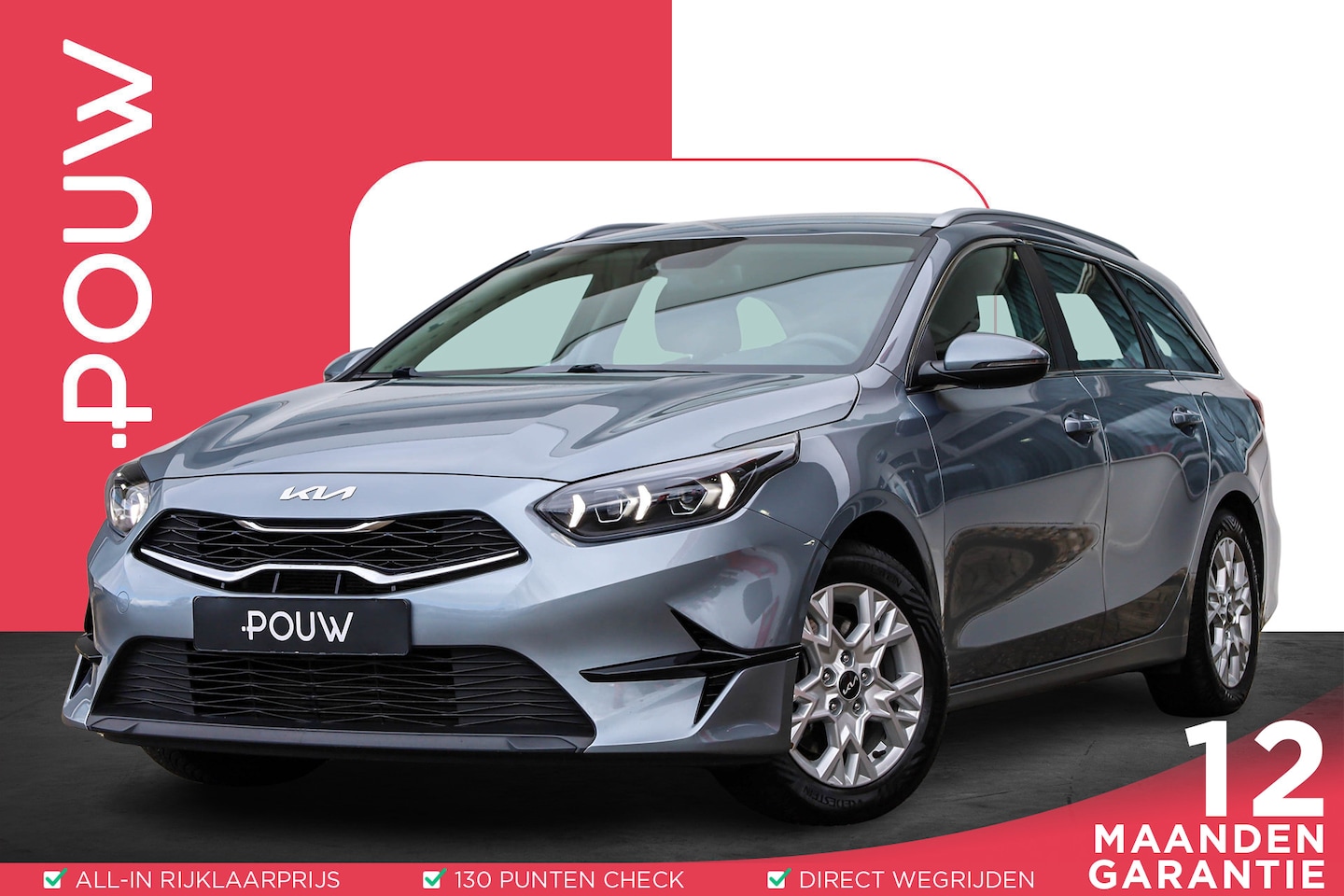 Kia Cee'd Sportswagon - Ceed 1.0 T-GDi 120pk DynamicLine | Trekhaak Afneembaar | Adaptive Cruise | DAB | Achteruit - AutoWereld.nl