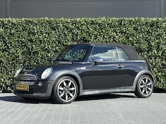MINI Cabrio - 1.6 Cooper S, SIDEWALK, NAVI, CRUISE, LEDER, AIRCO, STOELVERWARMING, PDC, LICHTMETAAL 16"