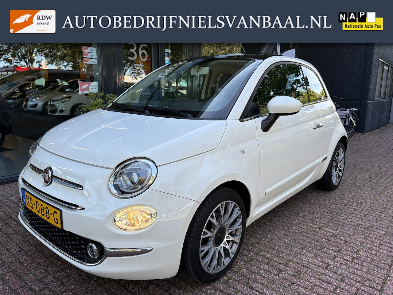 Fiat 500 - 0.9 TwinAir Turbo Lounge 59Dkm/Airco/Navi/Panorama - AutoWereld.nl