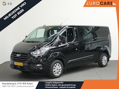 Ford Transit Custom - 300 2.0 TDCI L2H1 Trend Dubbele Cabine Automaat Airco Navi Cruise Camera Parkeersensoren