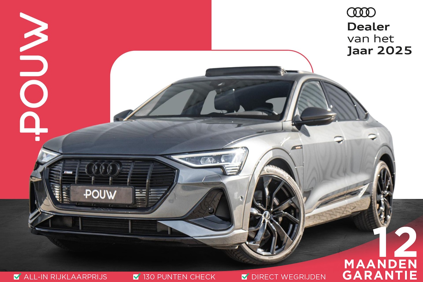 Audi e-tron Sportback - 50 313pk quattro S Edition 71 kWh | Panoramadak | Luchtvering | Matrix LED - AutoWereld.nl