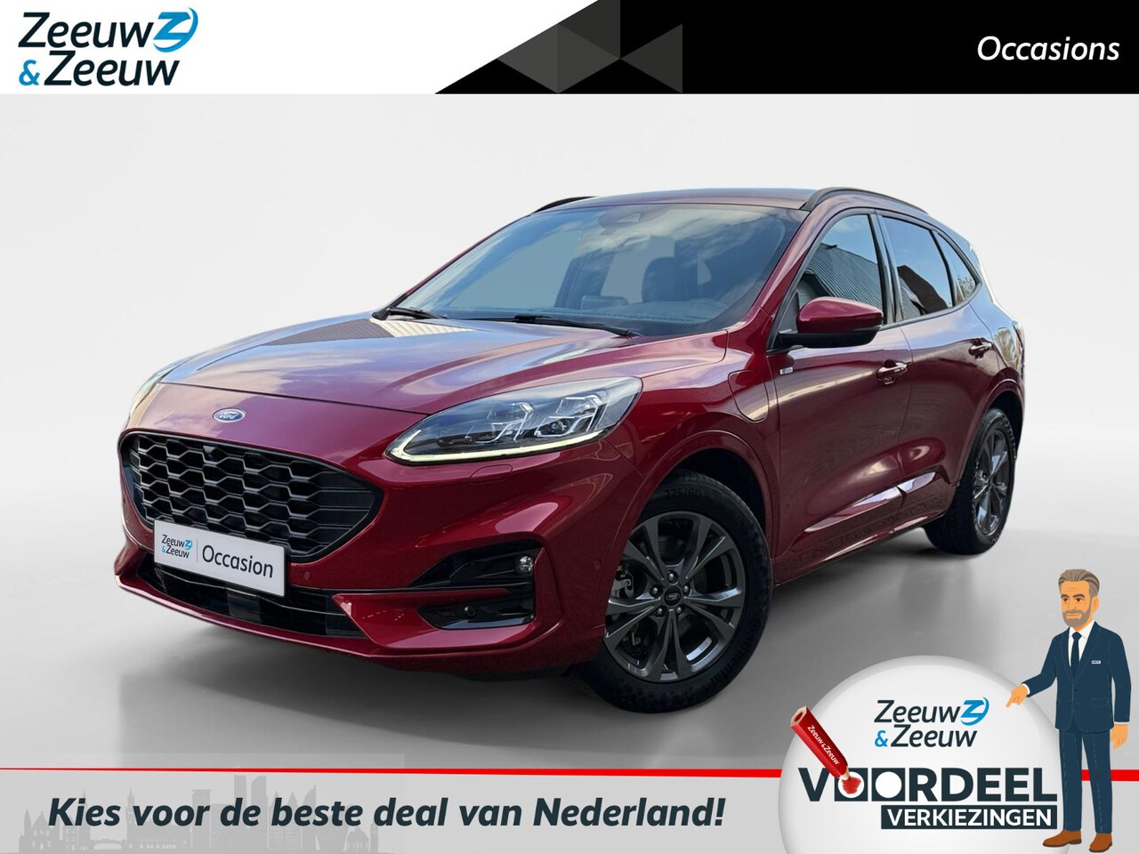 Ford Kuga - 2.5 PHEV ST-Line X | Zeer nette auto | Trekhaak | Driver Assistance Pack | - AutoWereld.nl