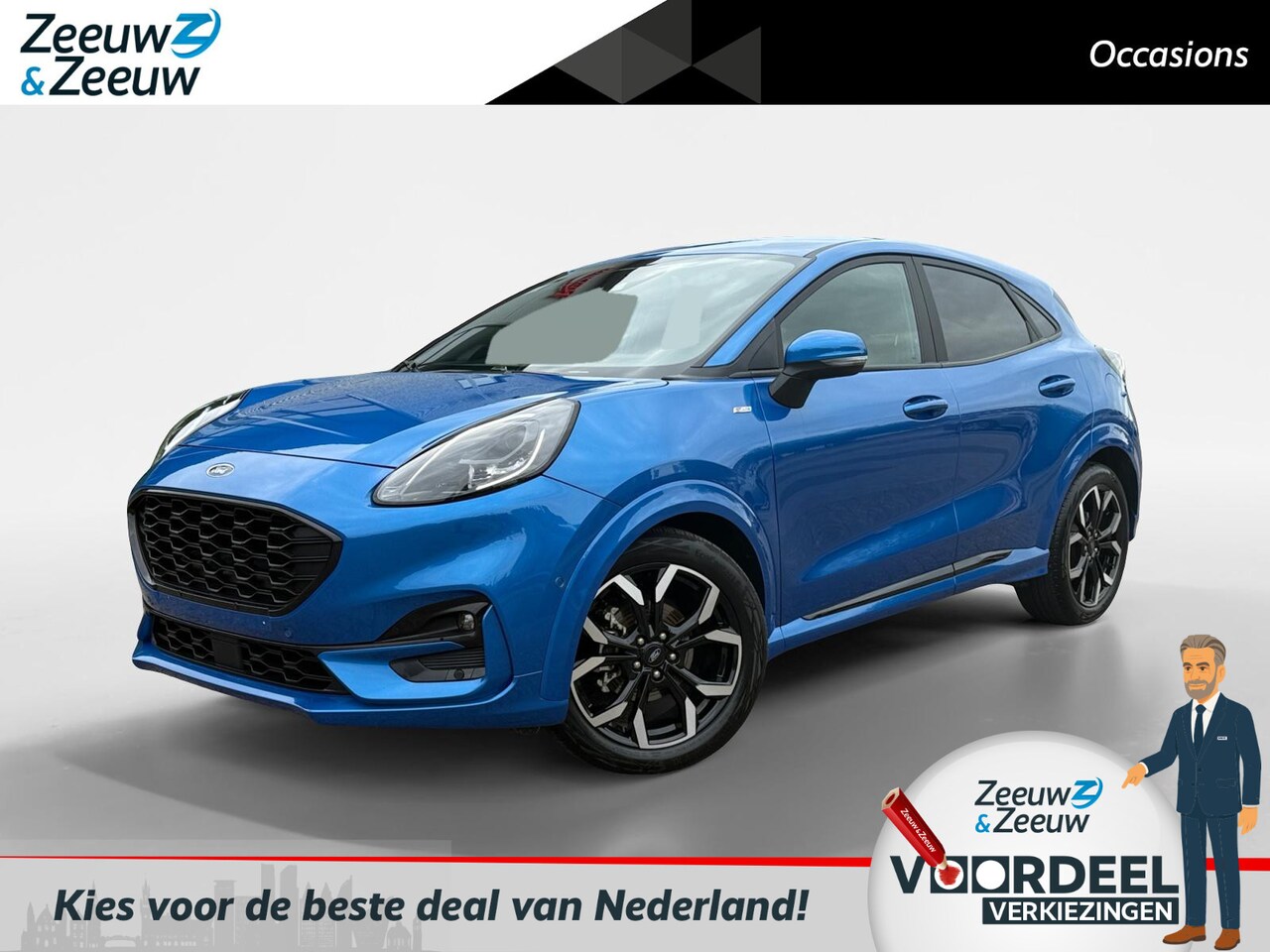 Ford Puma - 1.0 EcoBoost Hybrid ST-Line X Automaat | Driver Assistance Pack | Winter Pack | - AutoWereld.nl