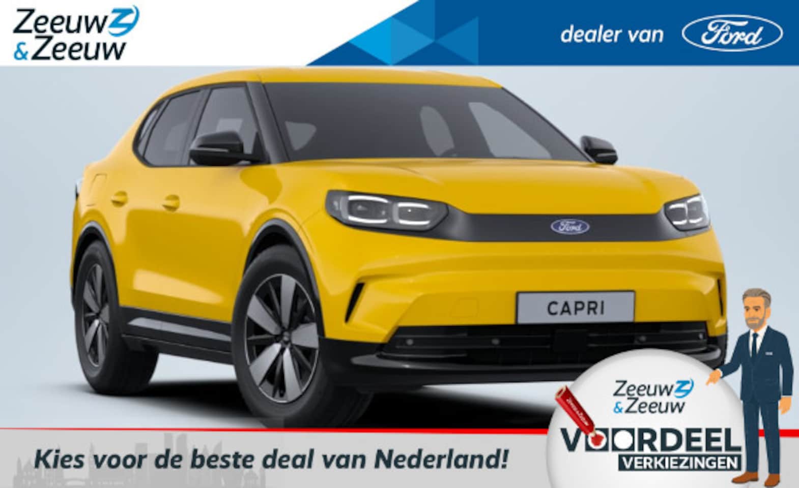 Ford Capri - Extended Range RWD 77 kWh | 627km WLTP | €3500 Korting | Uit voorraad!! - AutoWereld.nl