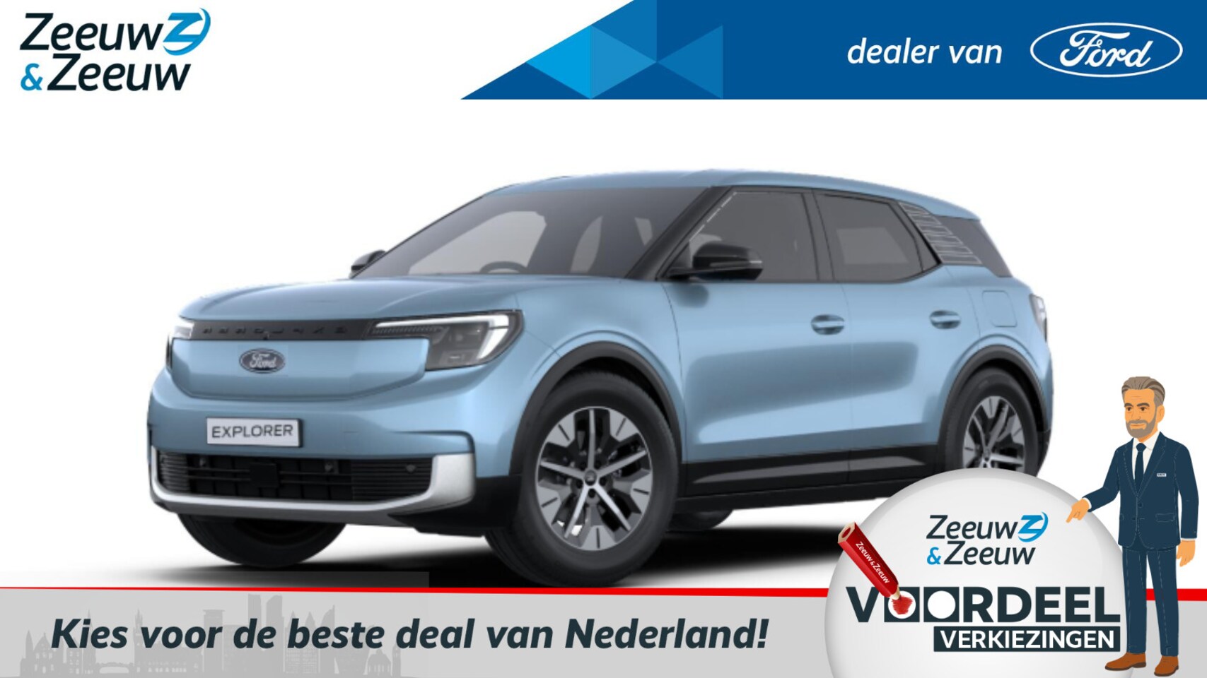 Ford Explorer - Select Extended Range RWD 77 kWh | Nieuw te bestellen | Prijs inclusief Ford Voordeel | Fi - AutoWereld.nl