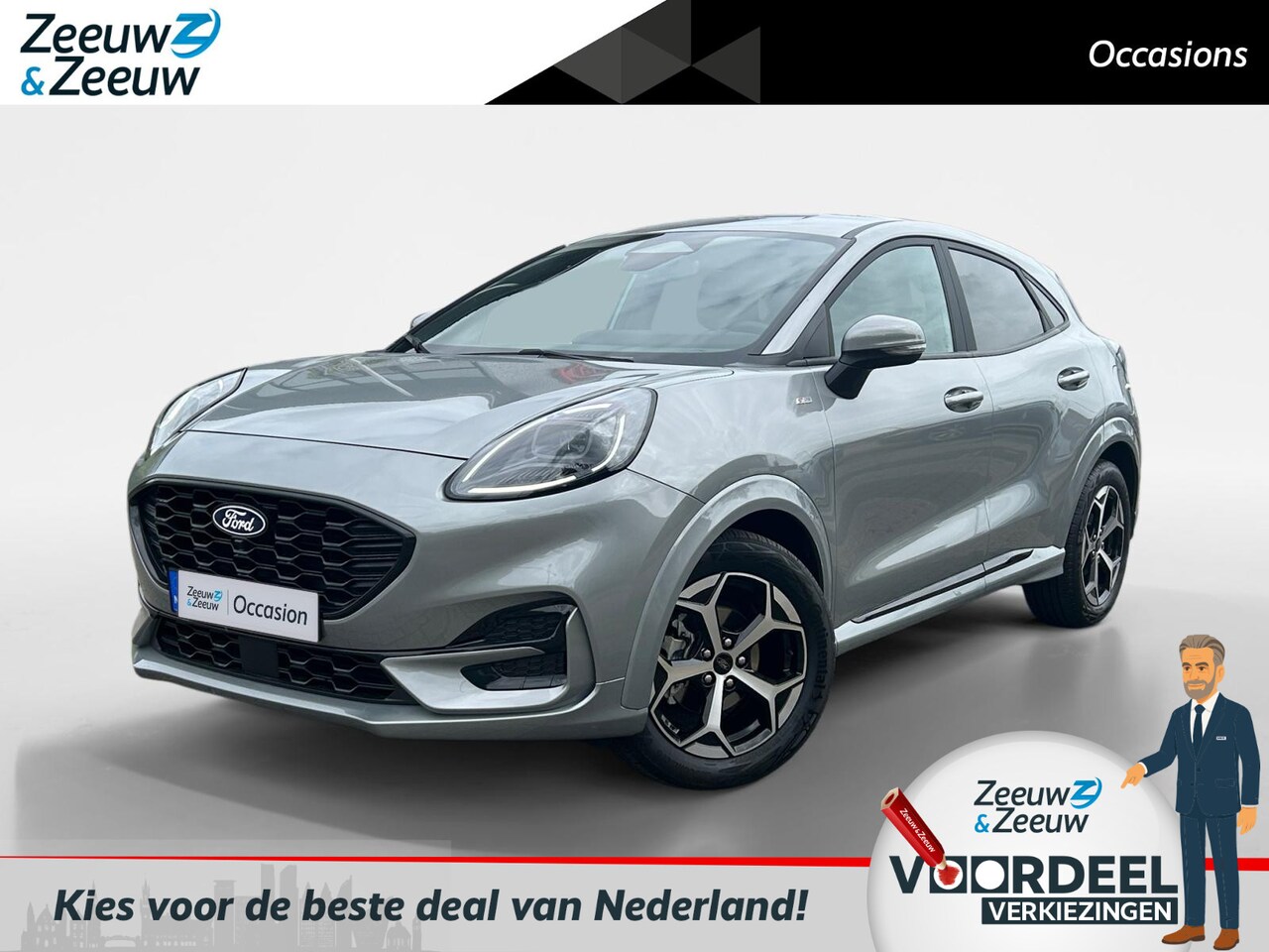 Ford Puma - 1.0 EcoBoost Hybrid ST-Line | Zeer nette auto | Automaat | Winter Pack | Sync 4 | Achterui - AutoWereld.nl