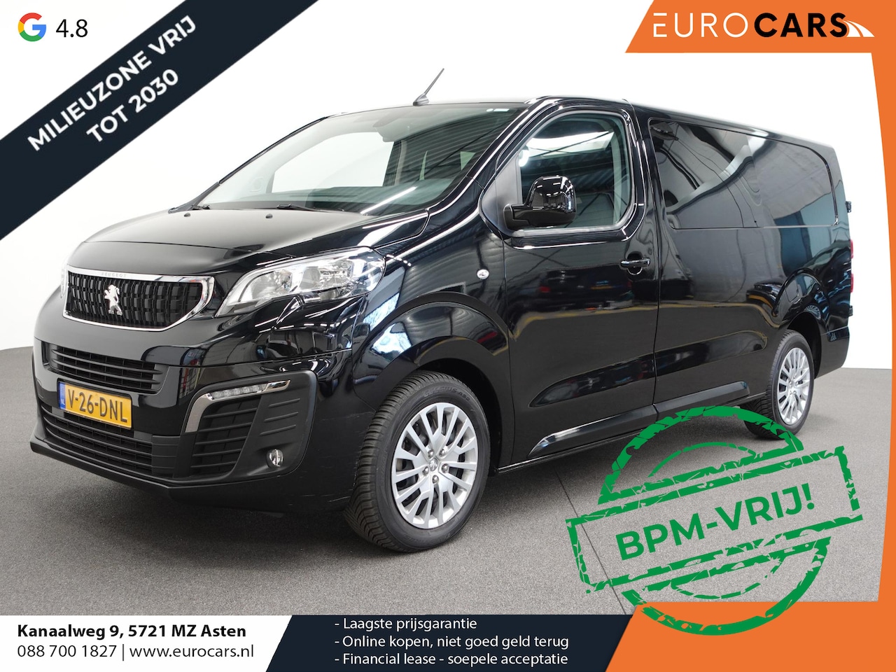 Peugeot Expert - 180PK Long Premium Dubbele Cabine Automaat Airco Bluetooth LM Velgen Look pakket - AutoWereld.nl