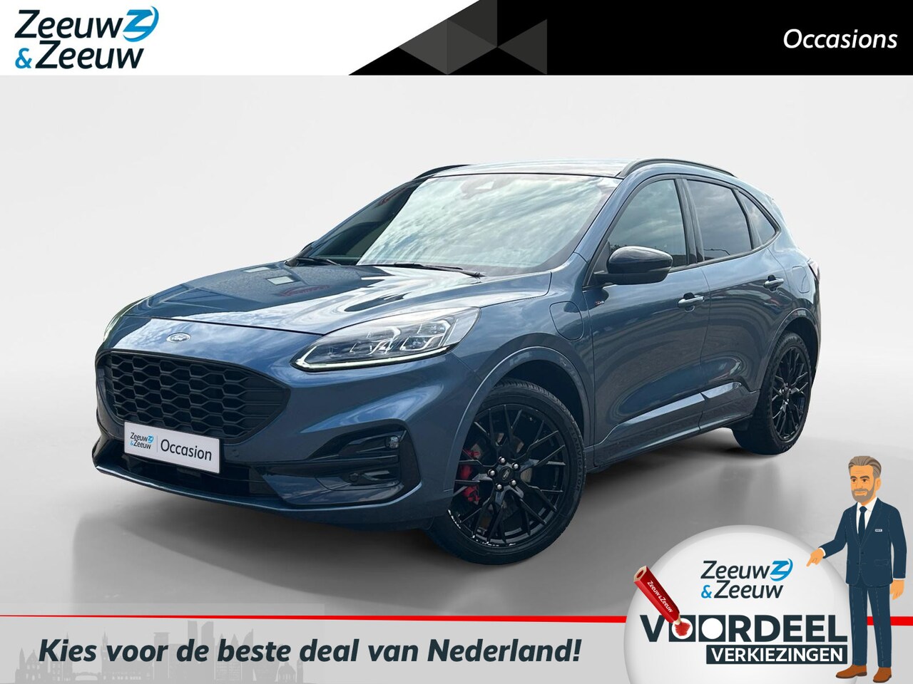 Ford Kuga - 2.5 PHEV ST-Line X | Zeer Nette Auto | Black Pack | Android Auto & Apple Carplay | Achteru - AutoWereld.nl