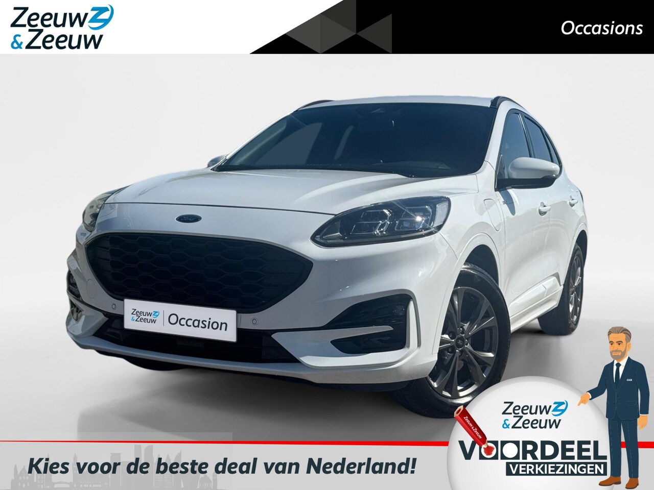 Ford Kuga - 2.5 PHEV ST-Line X | Winterpack | Afneembare Trekhaak | B&O Audio | - AutoWereld.nl