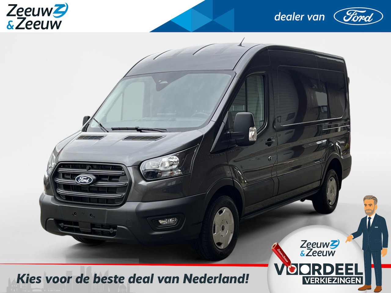 Ford Transit - 350 2.0 TDCI L2H2 Trend | Automaat | BPM VRIJ | Trekhaak | Camera | Climate Control | Crui - AutoWereld.nl