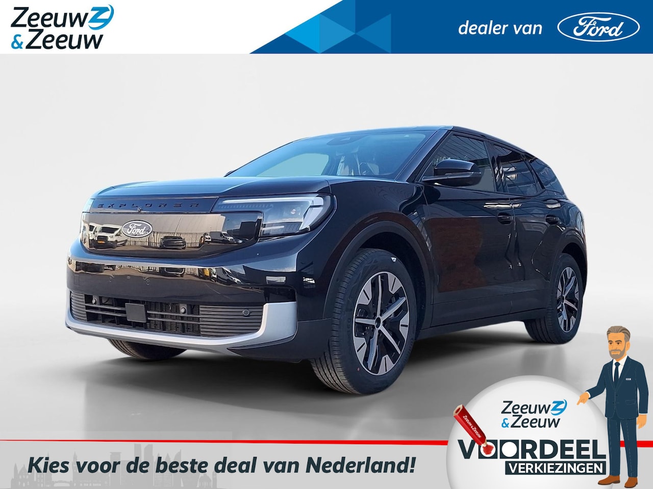Ford Explorer - Standard Extended Range RWD 77 kWh | El. Trekhaak | Driver Assistancepack | 360Camera | Ad - AutoWereld.nl
