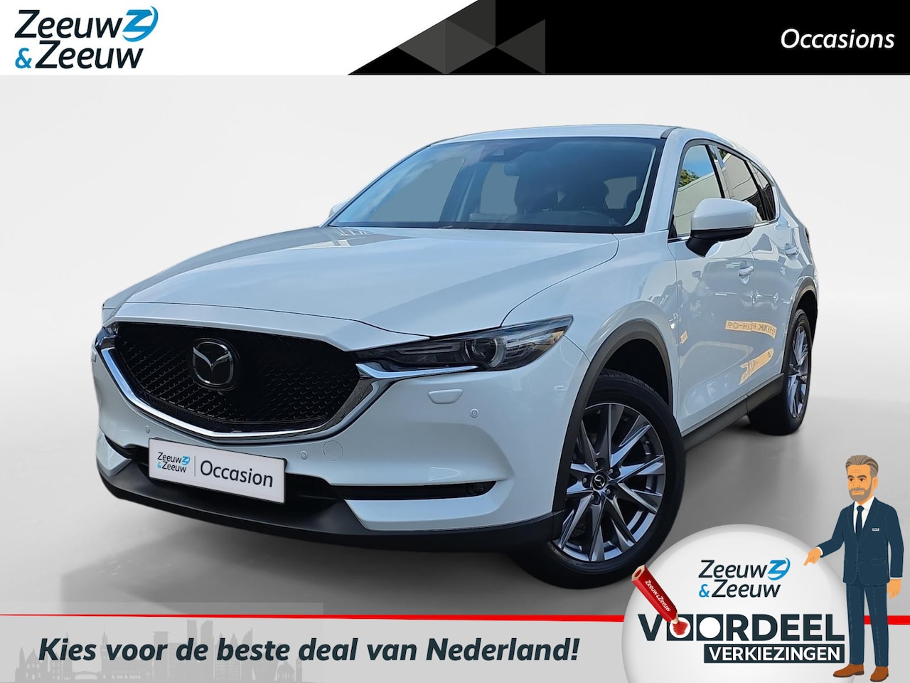 Mazda CX-5 - 2.0 SkyActiv-G 165 Luxury | Dealer onderhouden | Afneembare trekhaak (2000KG trekgewicht!) - AutoWereld.nl