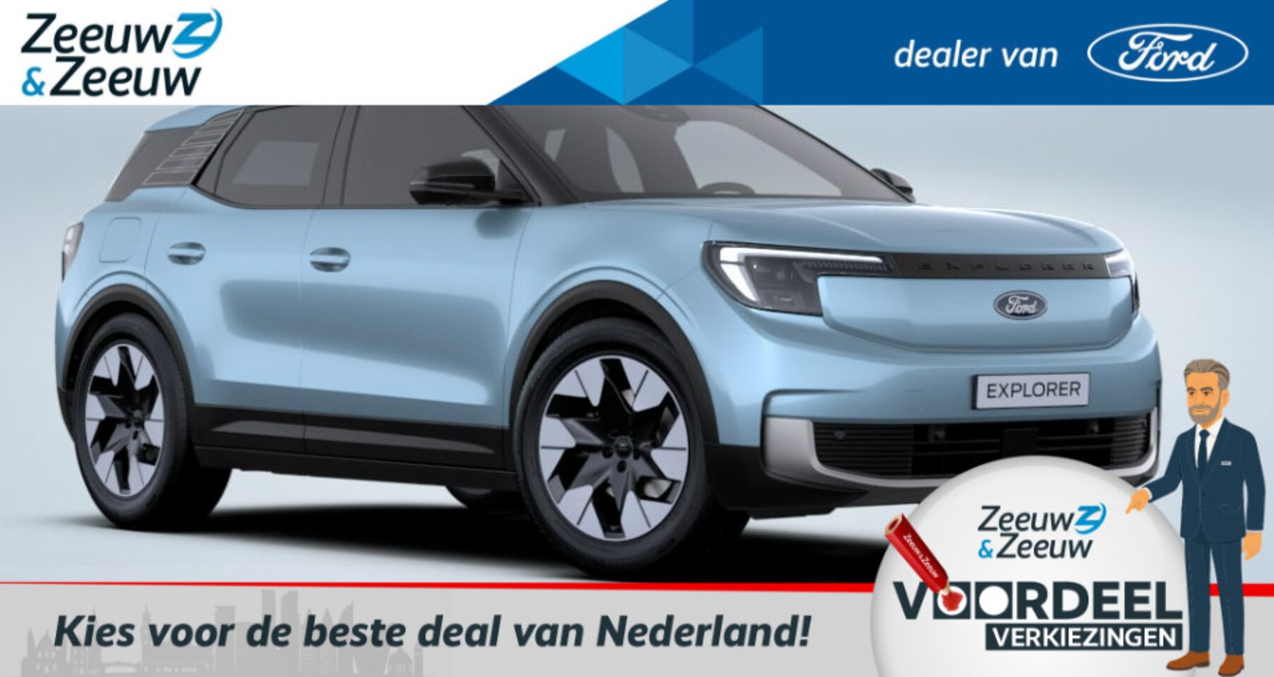 Ford Explorer - Premium Extended Range RWD 77 kWh | € 1000 Ford Voordeel | Nieuw te bestellen | - AutoWereld.nl