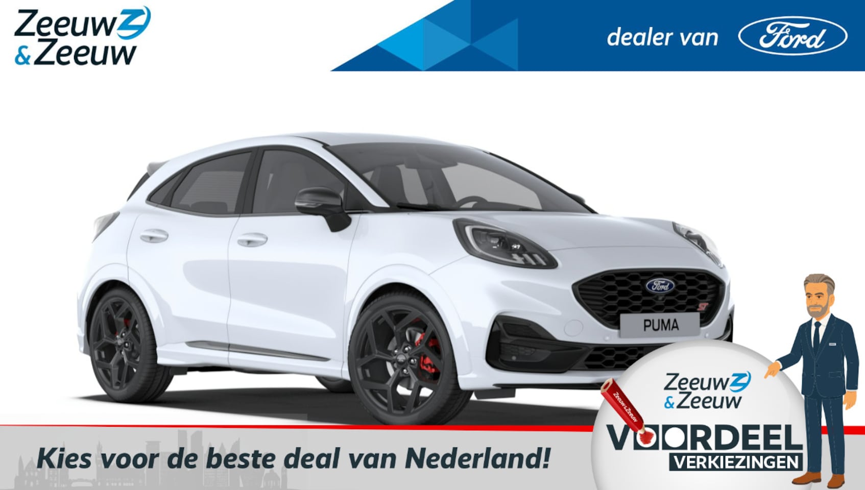 Ford Puma - 1.0 EcoBoost Hybrid ST | Nieuw model 2024 | €4000,- korting | Nieuw te bestellen | - AutoWereld.nl
