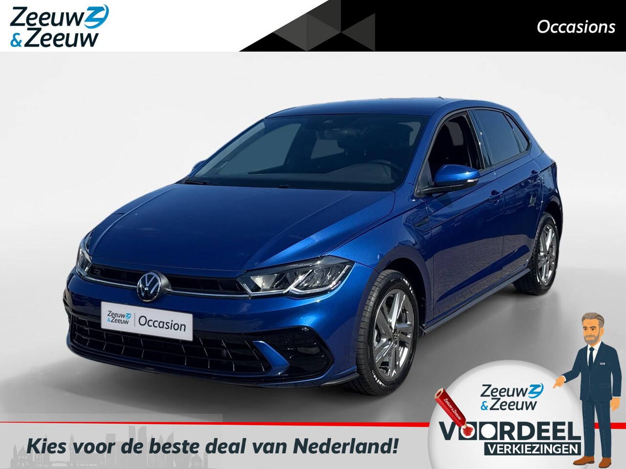 Volkswagen Polo - 1.0 TSI R-Line Business | Actie prijs | Digital cockpit | DSG Automaat | Apple carplay & A - AutoWereld.nl