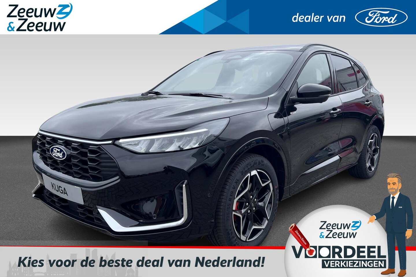Ford Kuga - 2.5 PHEV ST-Line X | €4.000 korting | Nieuw te bestellen | 2100 KG trekkracht | Bang & Olu - AutoWereld.nl