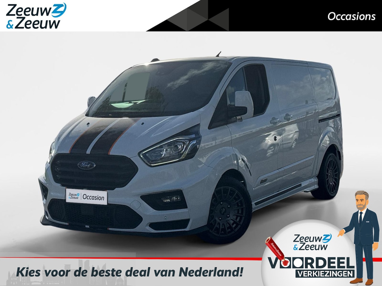Ford Transit Custom - 320 2.0 TDCI L1 MS-RT 170pk | Actie prijs | Automaat | Lederen bekleding | Sportpakket | L - AutoWereld.nl