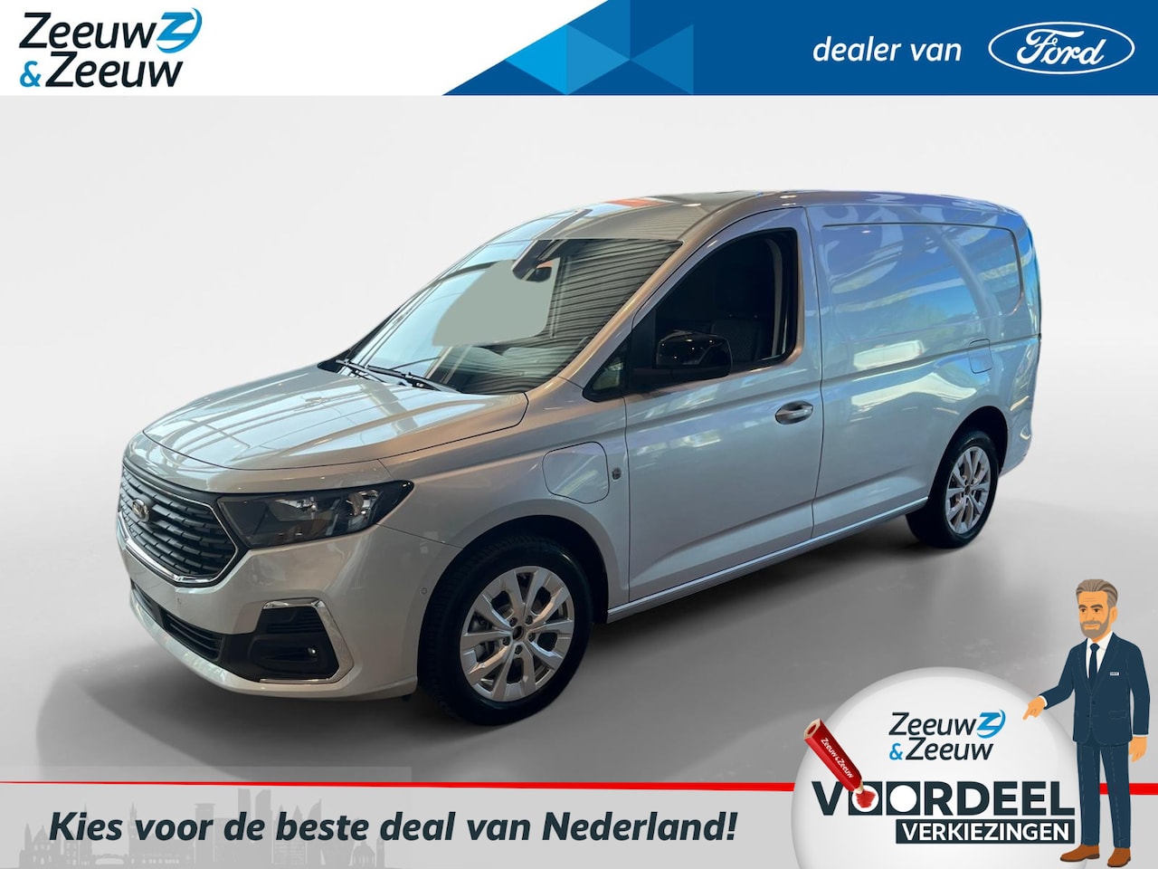 Ford Transit Connect - 1.5 EcoBoost PHEV L2 Limited 150 pk | Trekhaak / LM Velgen | Navigatie | Nu 0,99% rente op - AutoWereld.nl