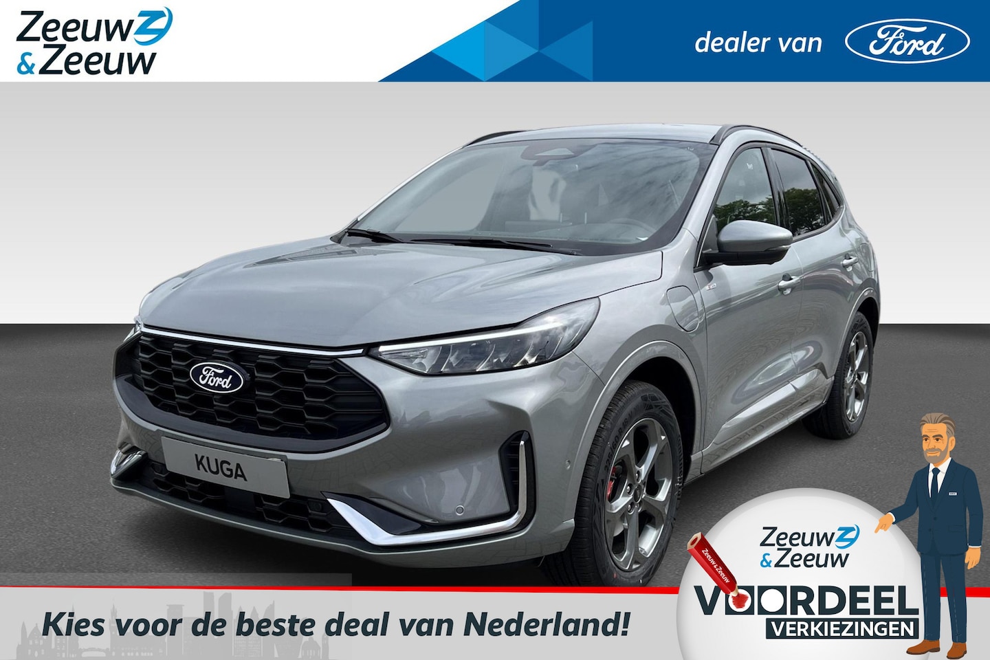 Ford Kuga - 2.5 PHEV ST-Line X €2.000 korting | Nieuw te bestellen | 2100 KG trekkracht | Diverse kleu - AutoWereld.nl