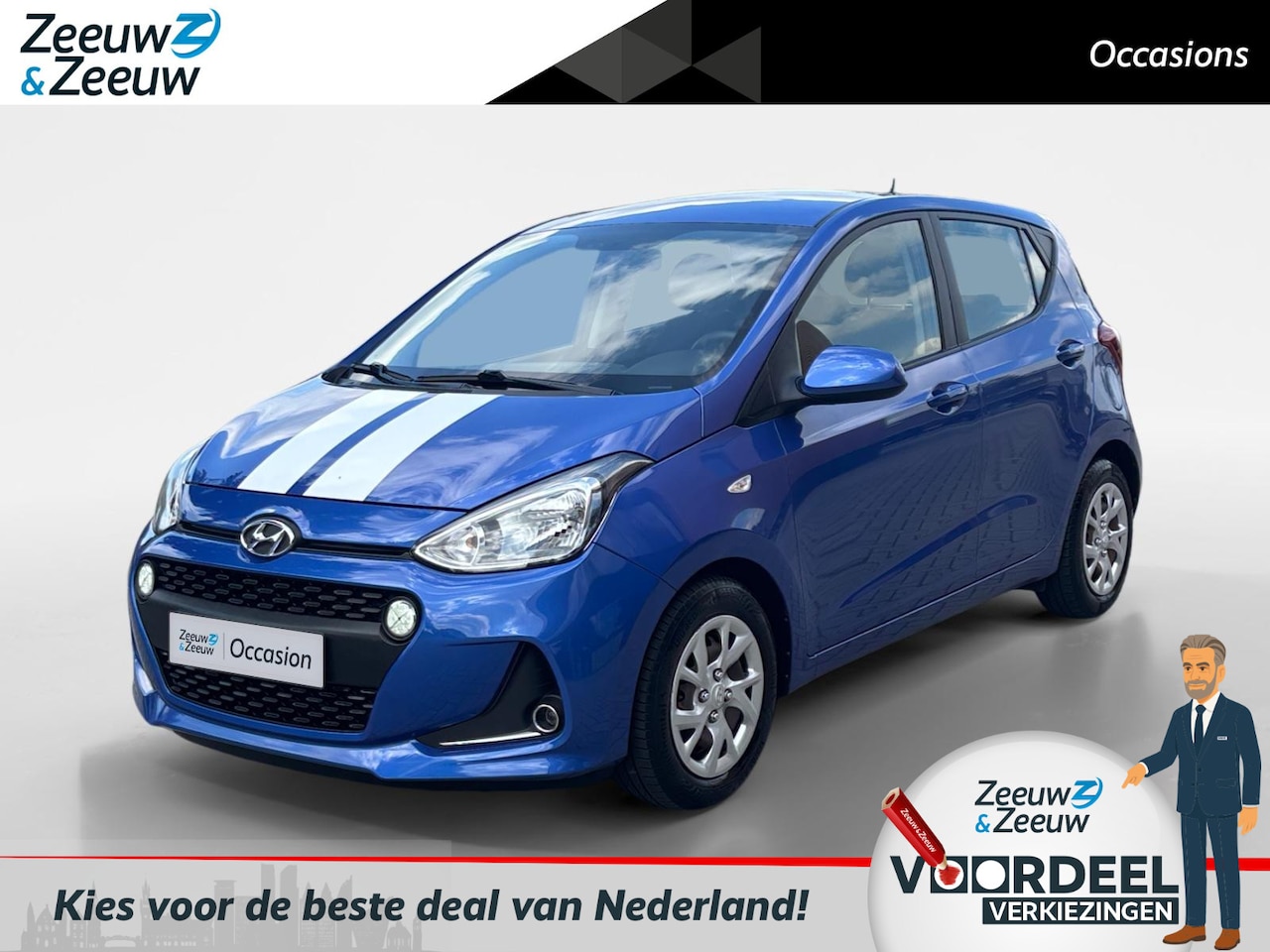 Hyundai i10 - 1.0i Comfort | Dealer onderhouden! | Navi | Airco | - AutoWereld.nl