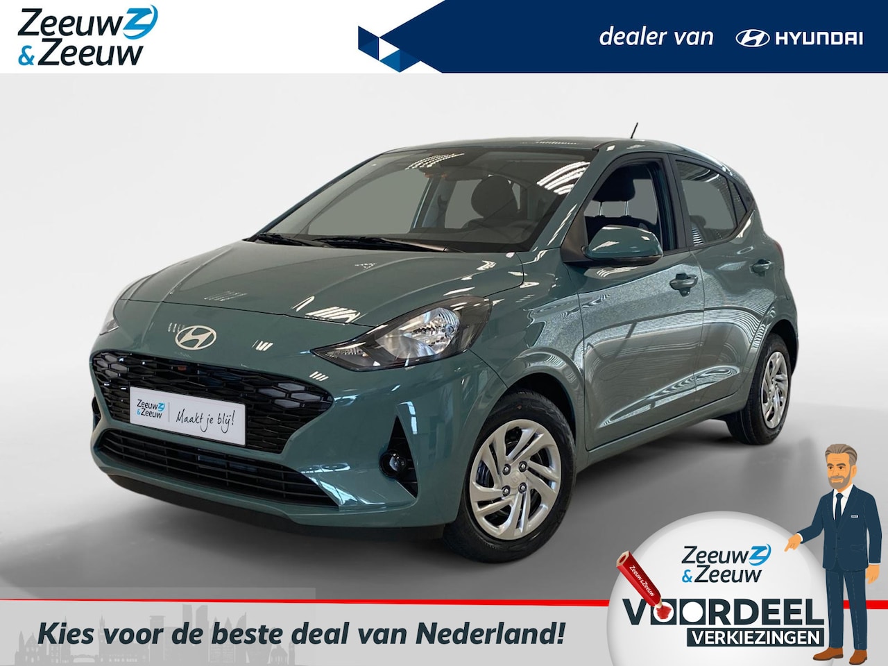 Hyundai i10 - 1.0 Comfort | ACTIE! | VAN € 21940,- VOOR € 18990,- | Op = op | Meerdere kleuren Beschikba - AutoWereld.nl