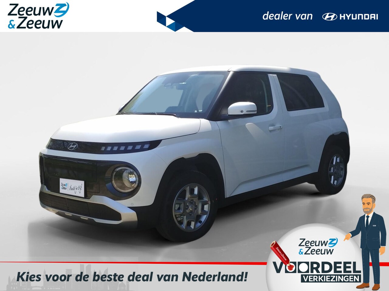 Hyundai Inster - 42 kWh / E-Motion | VAN € 25.125,- VOOR € 23.200,- | Private lease vanaf 269 ,- PM | - AutoWereld.nl