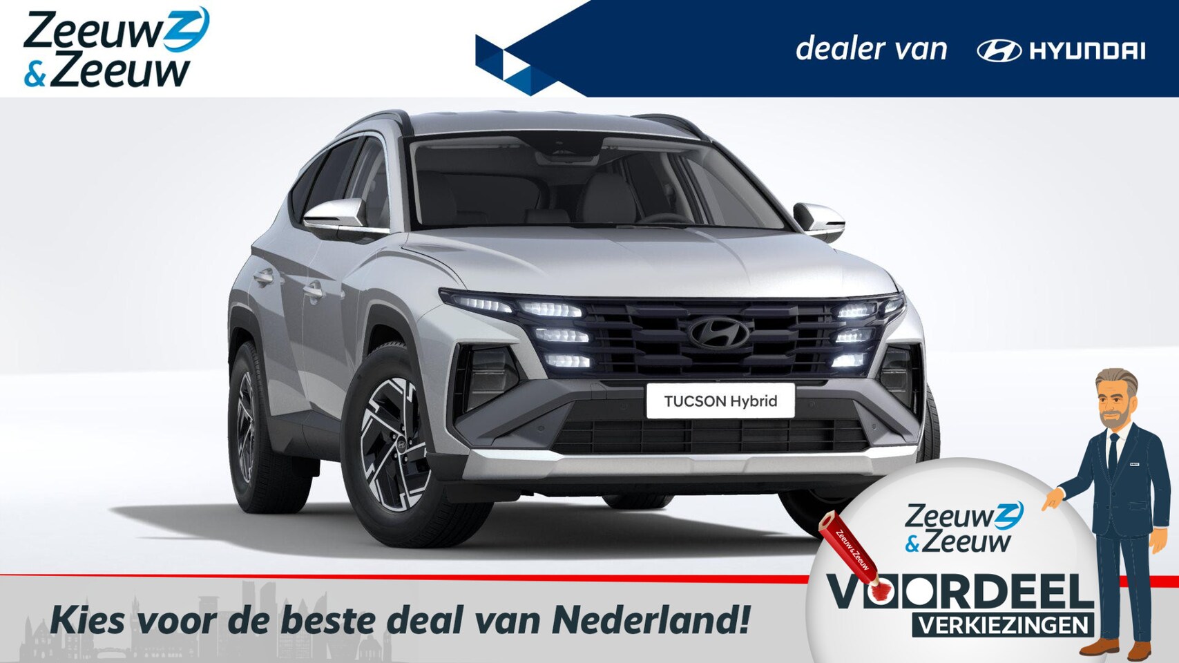 Hyundai Tucson - 1.6 T-GDI HEV Comfort | VAN 48.450,- VOOR 40.450,-| DIRECT LEVERBAAR | VERSCHILLENDE KLEUR - AutoWereld.nl